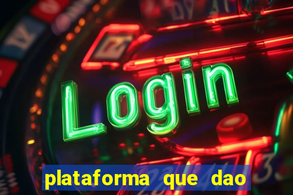 plataforma que dao bonus de cadastro